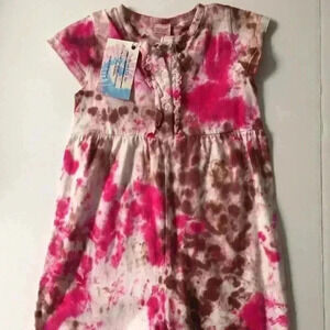 🌸New tie dyed romper. 100% cotton.